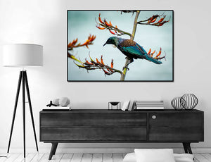 Pine Stretched  Framed 1 Panel - Tui