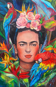 Pine Stretched  Framed 1 Panel - Frida Kahlo