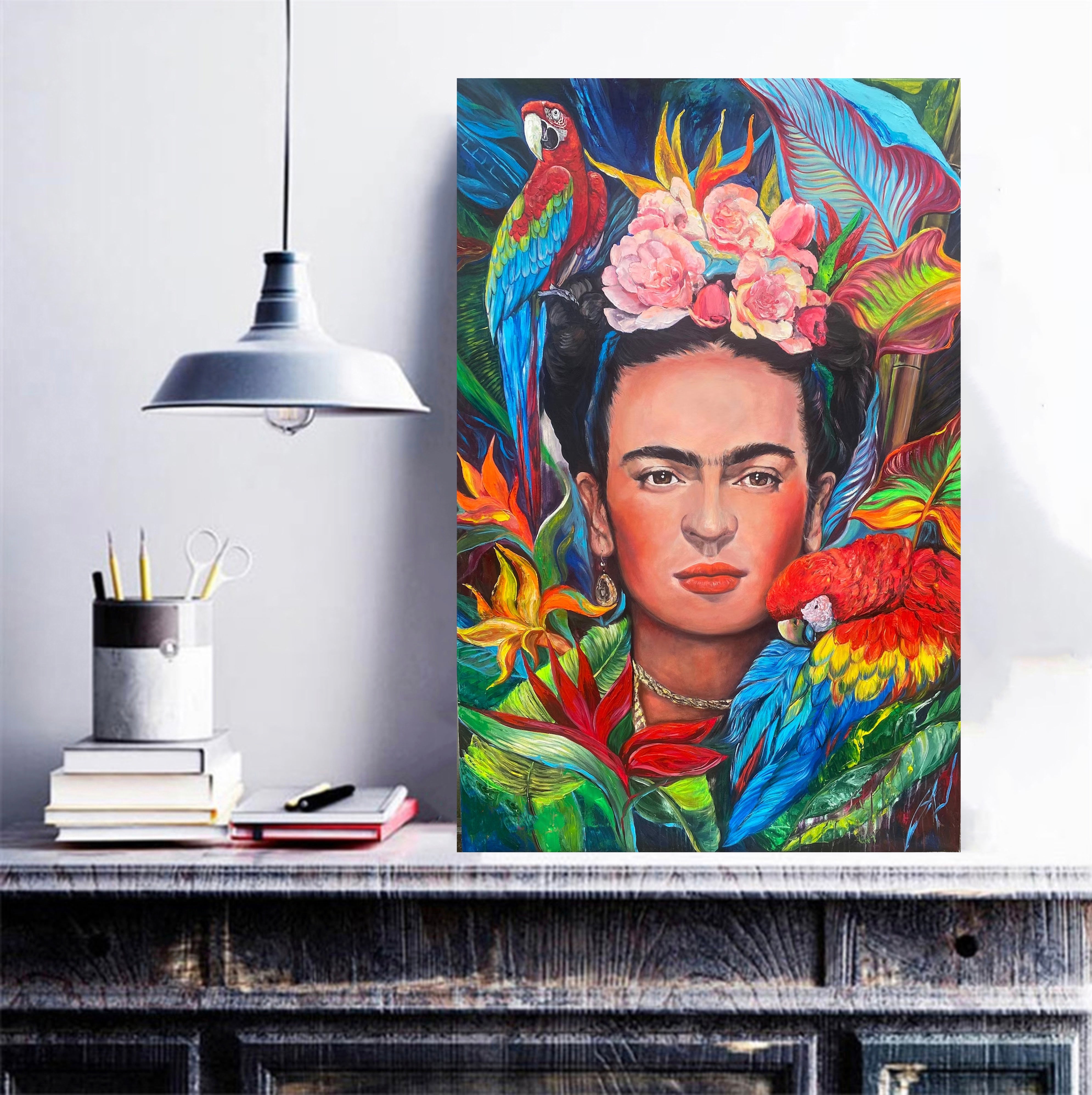 Pine Stretched  Framed 1 Panel - Frida Kahlo