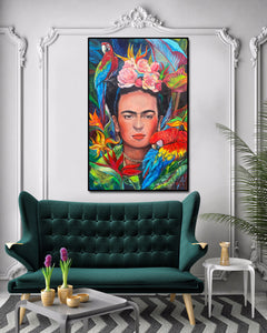 Pine Stretched  Framed 1 Panel - Frida Kahlo