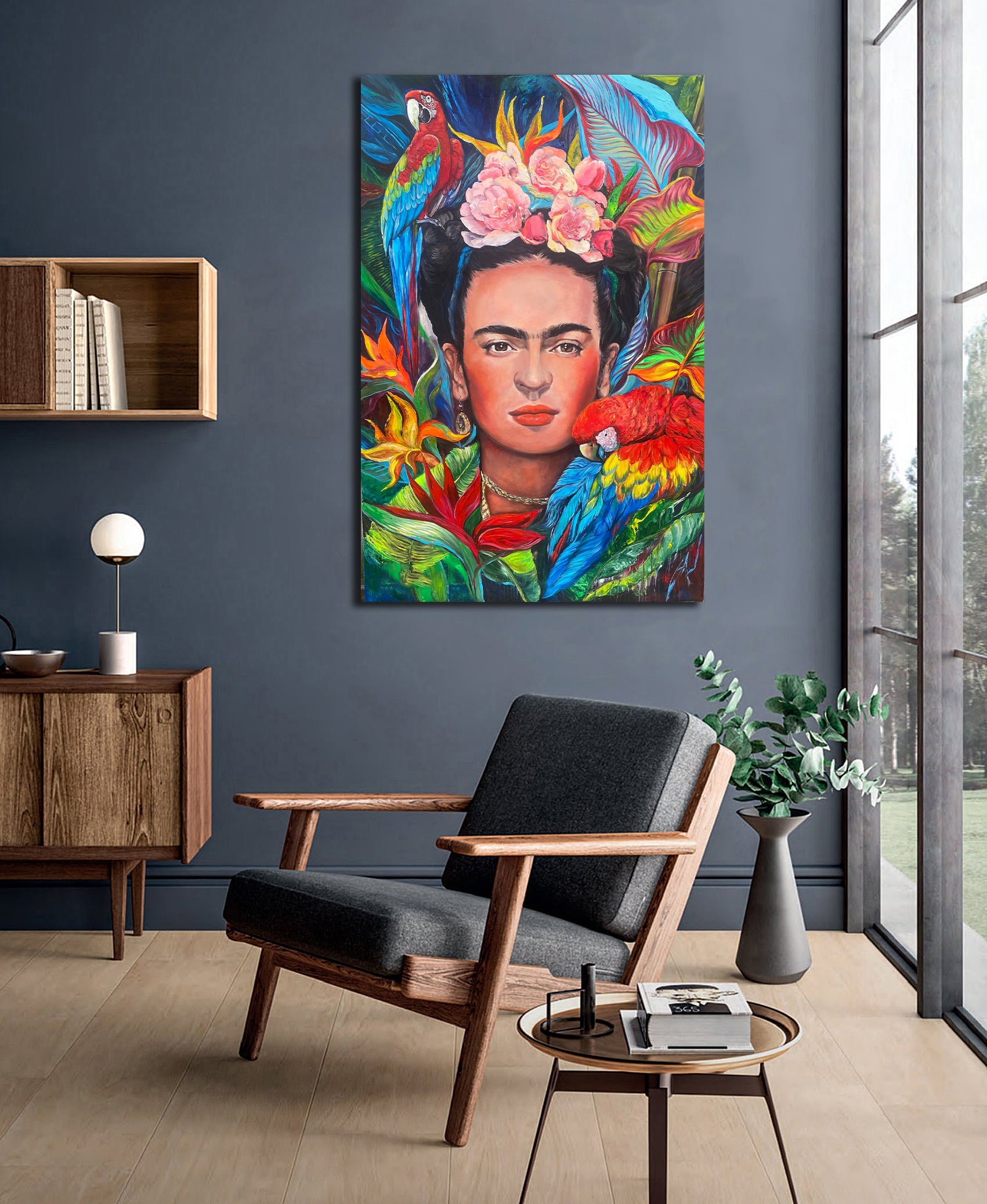 Pine Stretched  Framed 1 Panel - Frida Kahlo
