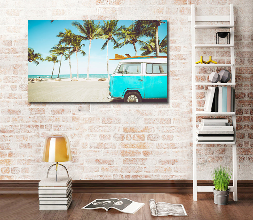 Pine Stretched  Framed 1 Panel - Leisure Trip in Summer