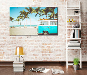 Pine Stretched  Framed 1 Panel - Leisure Trip in Summer