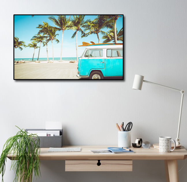 Pine Stretched  Framed 1 Panel - Leisure Trip in Summer