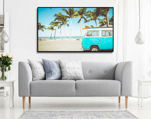 Pine Stretched  Framed 1 Panel - Leisure Trip in Summer
