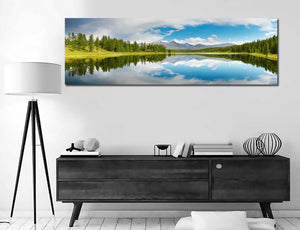 Framed 1 Panel - Mountain Lake