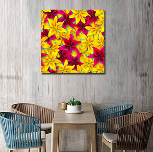 Framed 1 Panel - Seamless Floral Pattern