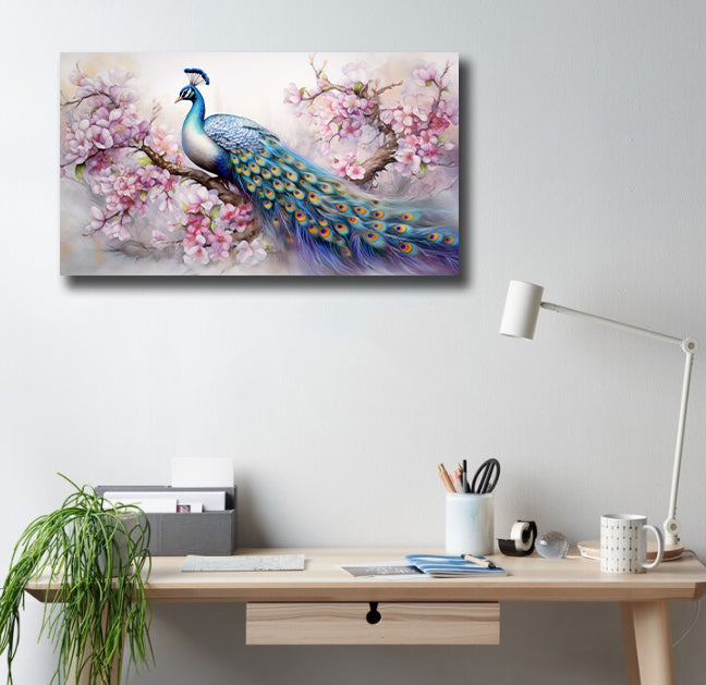 Framed 1 Panel - Peacock