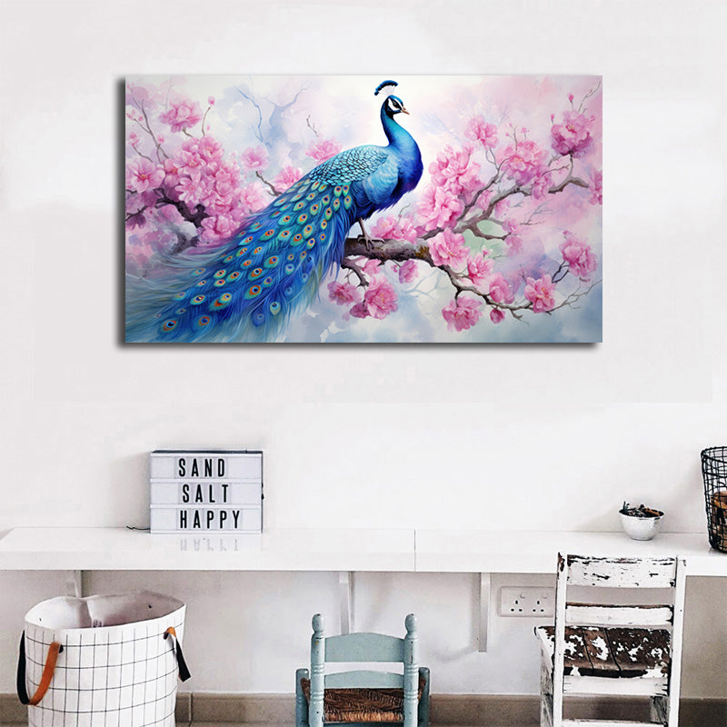 Framed 1 Panel - Peacock
