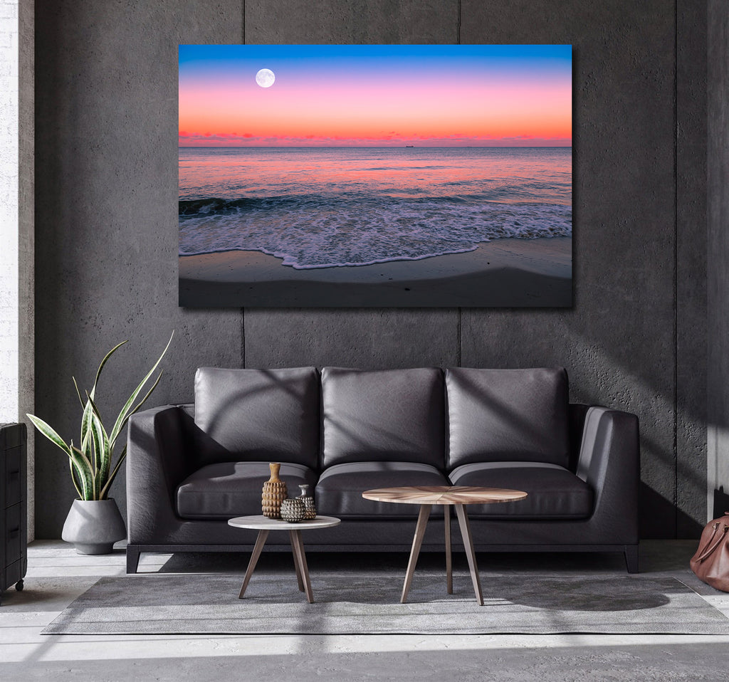 Pine Stretched  Framed 1 Panel - Moonrise