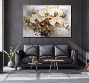 Framed 1 Panel - Golden Orchid