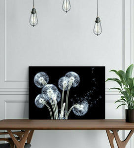 Pine Stretched  Framed 1 Panel - Dandelion