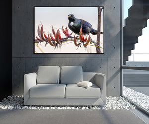 Pine Stretched  Framed 1 Panel - Tui