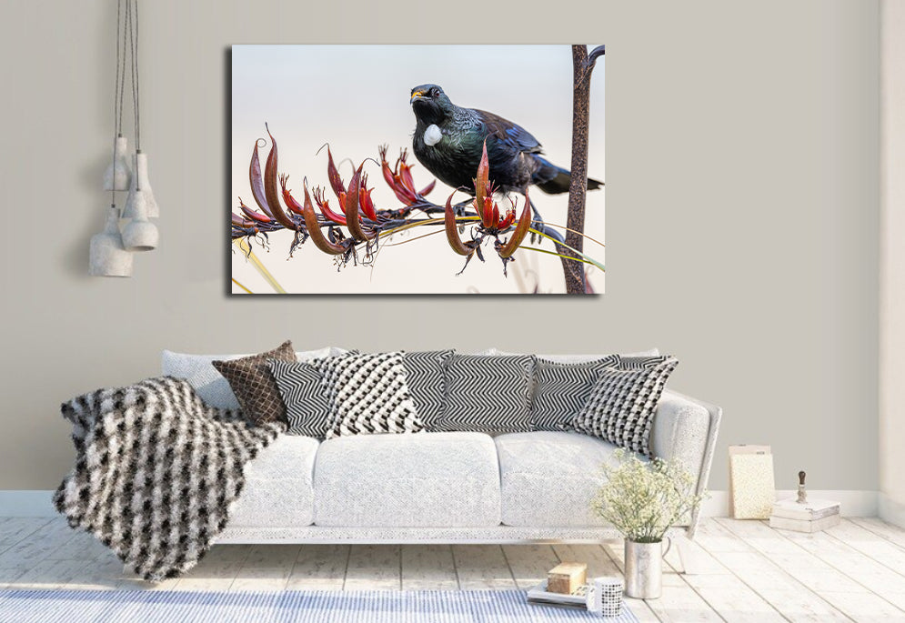 Pine Stretched  Framed 1 Panel - Tui