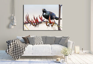 Pine Stretched  Framed 1 Panel - Tui