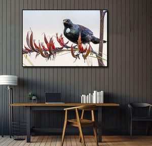 Pine Stretched  Framed 1 Panel - Tui
