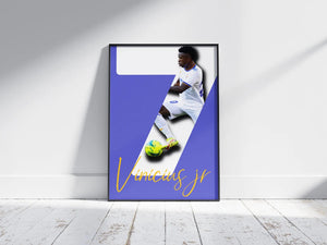 Framed 6 Panels - Football Stars