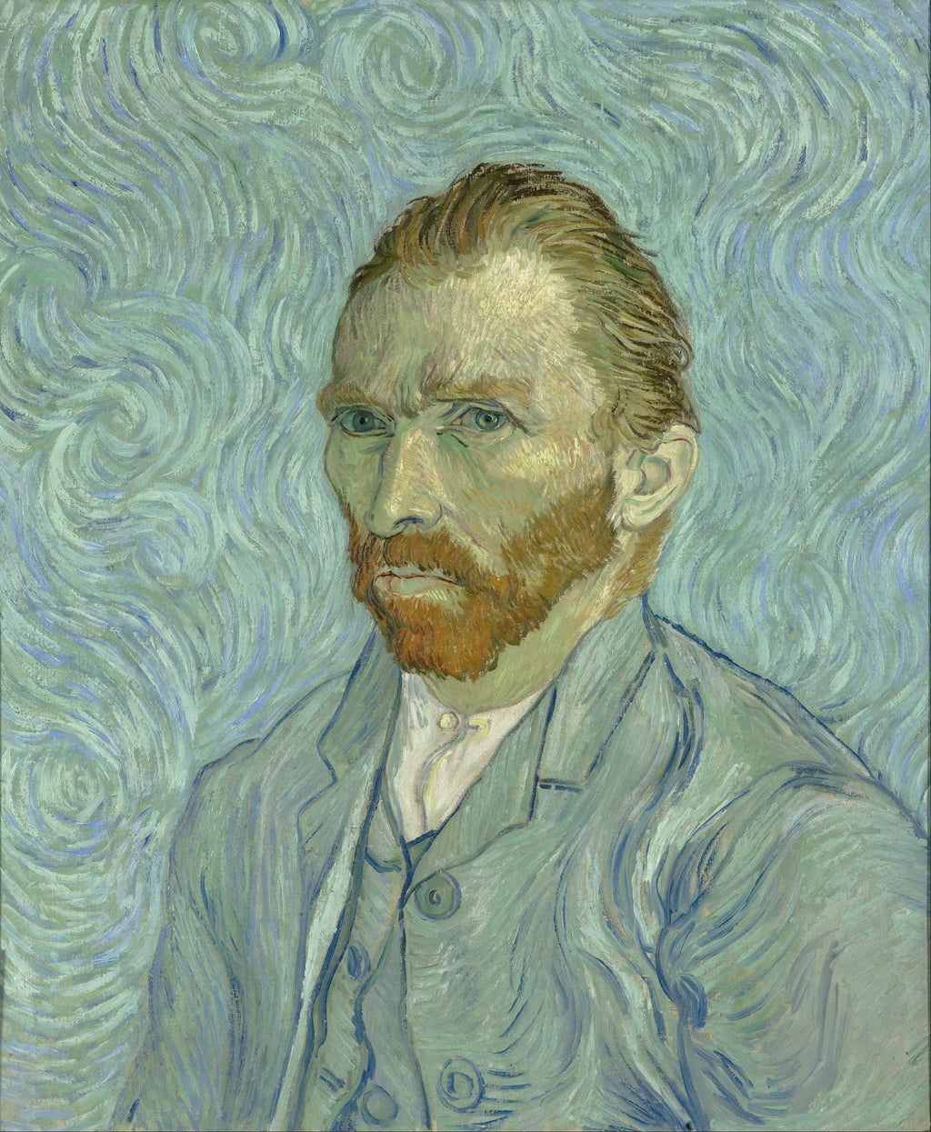 Pine Stretched  Framed 1 Panel - Vincent van Gogh, Self-Portrait as a Painter