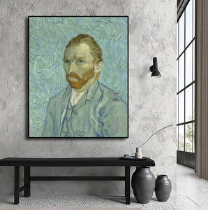 Pine Stretched  Framed 1 Panel - Vincent van Gogh, Self-Portrait as a Painter