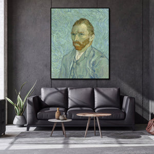 Pine Stretched  Framed 1 Panel - Vincent van Gogh, Self-Portrait as a Painter