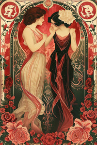 Pine Stretched  Framed 1 Panel - The Valentines