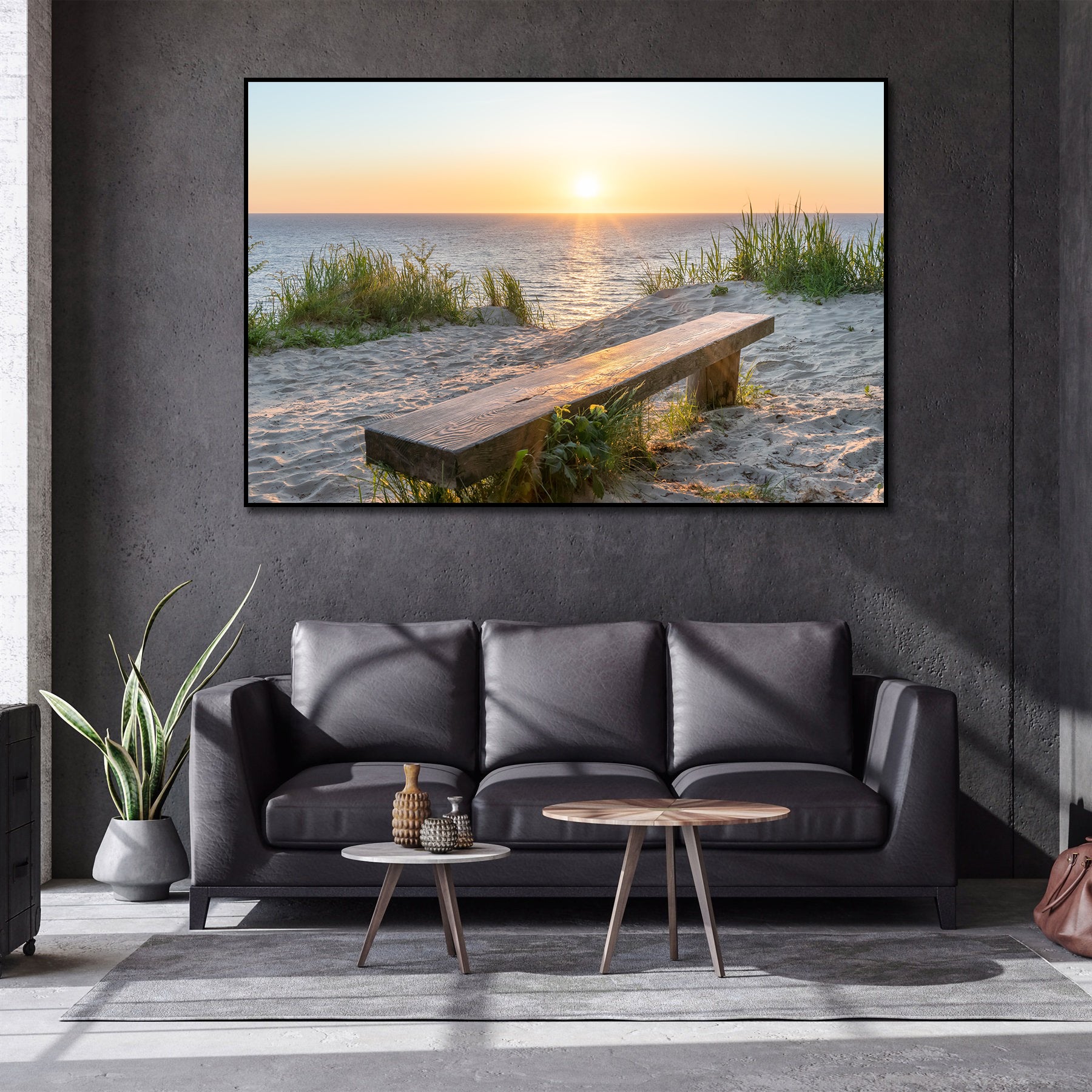 Pine Stretched  Framed 1 Panel - Another day over