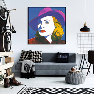 Framed 1 Panel - Ingrid Bergman, 1983 by Andy Warhol