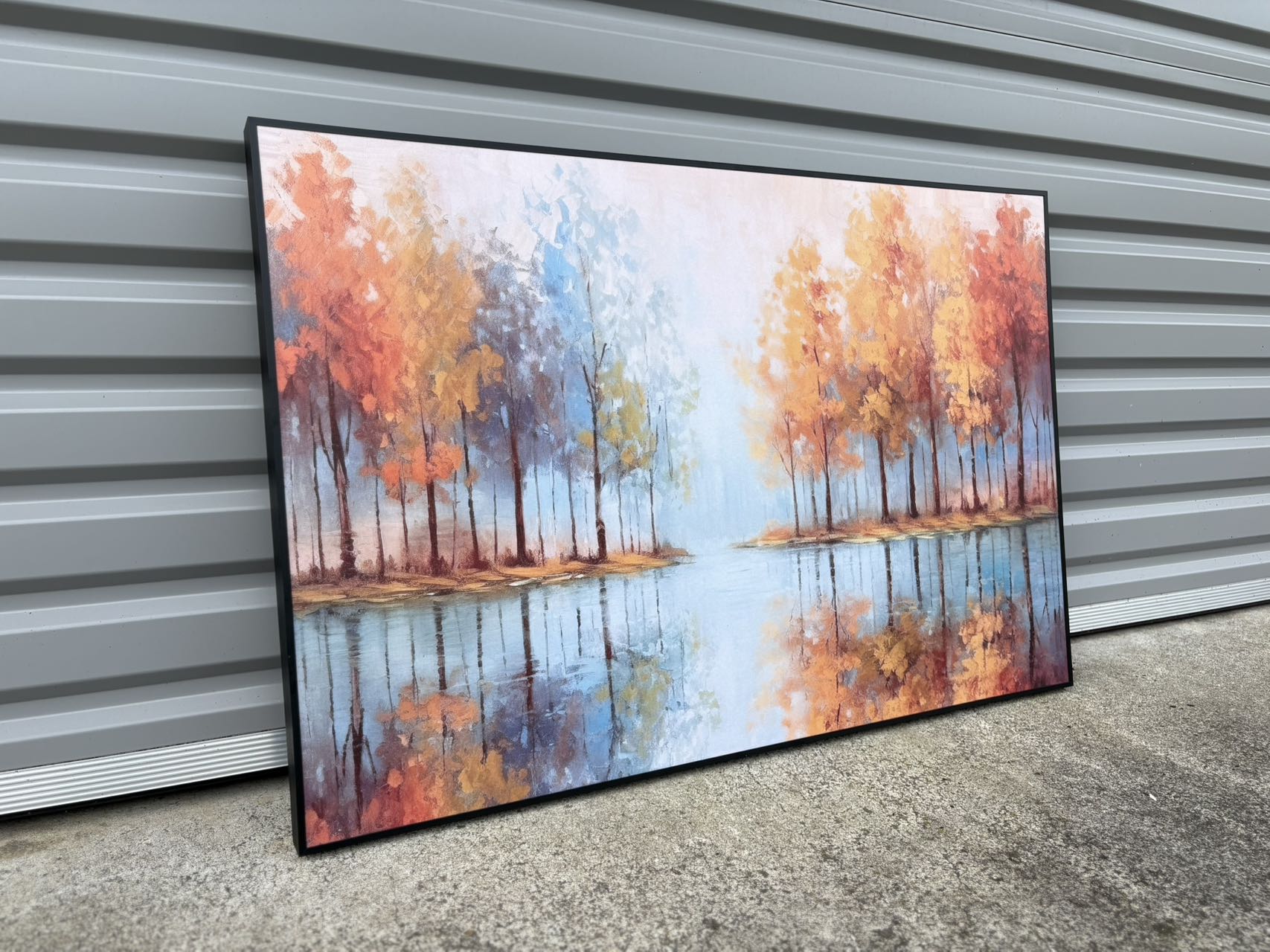 Pine Stretched  Framed 1 Panel - Finished Products - Autumn Lake