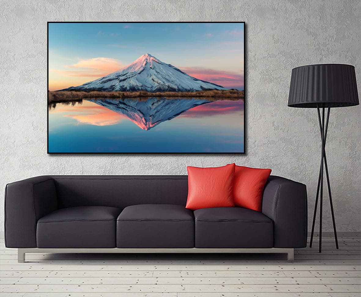 Framed 1 Panel - Mount Taranaki