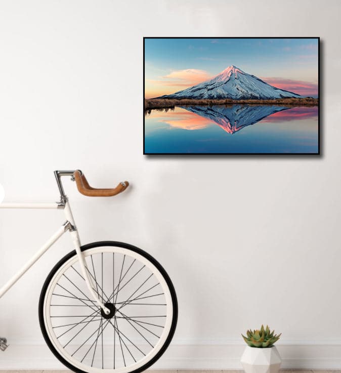 Framed 1 Panel - Mount Taranaki