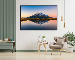 Framed 1 Panel - Mount Taranaki