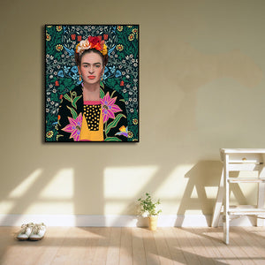Pine Stretched  Framed 1 Panel - Frida inspiration