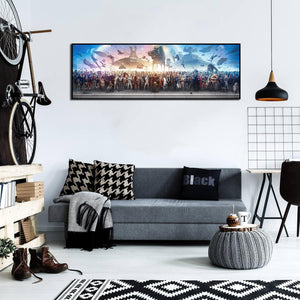 Pine Stretched  Framed 1 Panel - Starwars Full Character