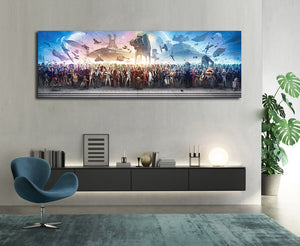 Pine Stretched  Framed 1 Panel - Starwars Full Character