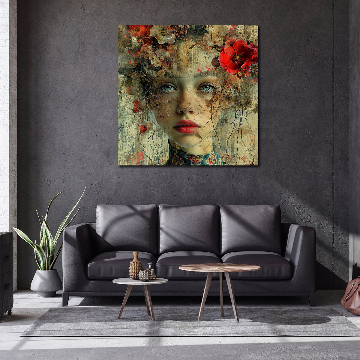 Modern Abstract Canvas Wall Art Print Poster Home Decor Stretched Modern abstract canvas wall art print poster home decor stretched