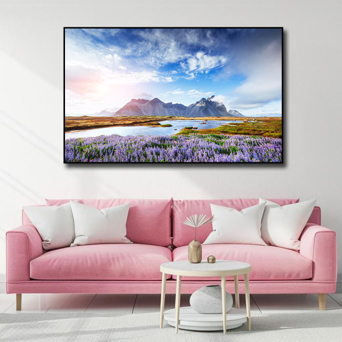 Pine Stretched  Framed 1 Panel - Picturesque in Iceland