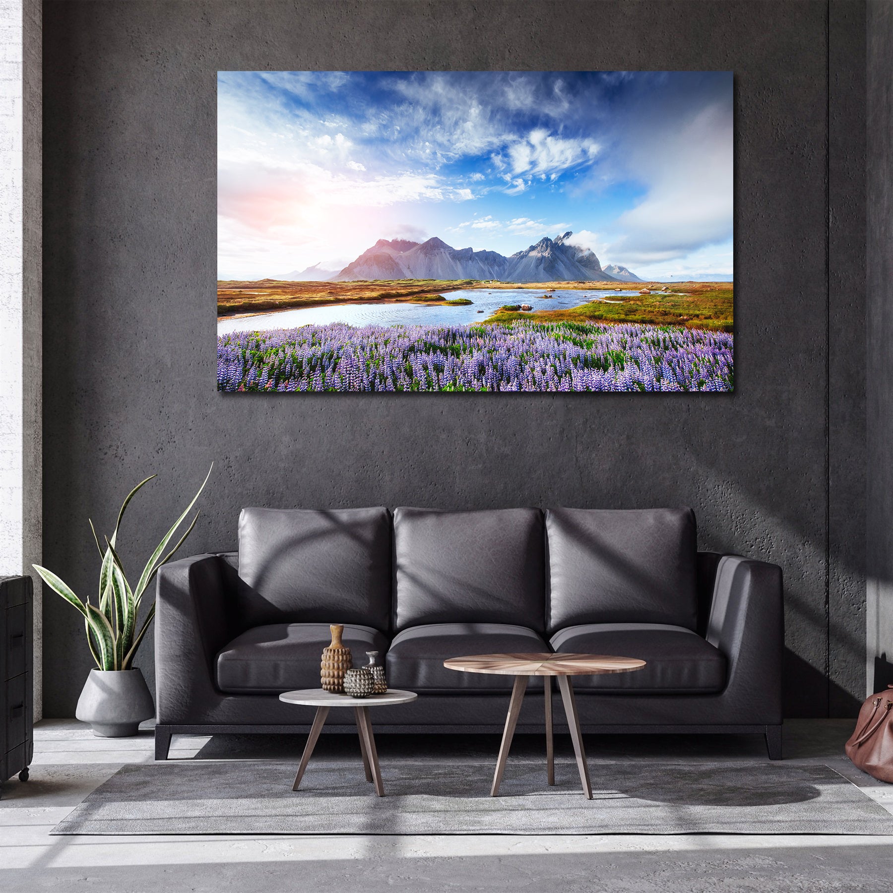 Pine Stretched  Framed 1 Panel - Picturesque in Iceland