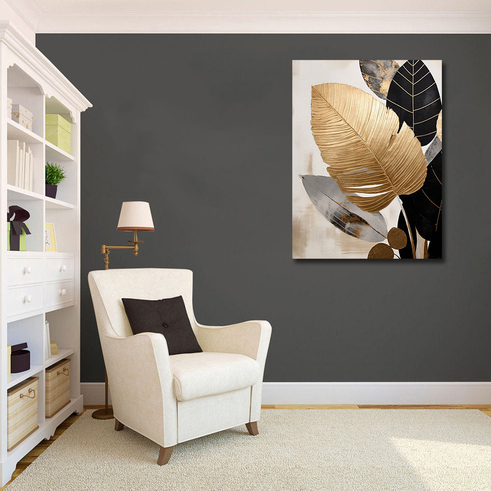Framed 1 Panel - Gold Leaf