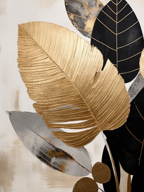 Framed 1 Panel - Gold Leaf