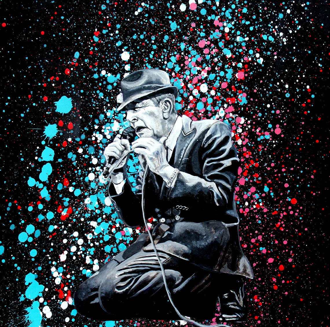 Framed 1 Panel - Leonard Cohen