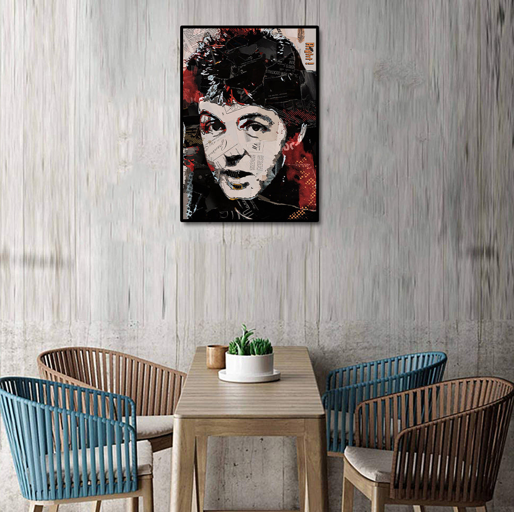 Pine Stretched  Framed 1 Panel - Paul McCartney