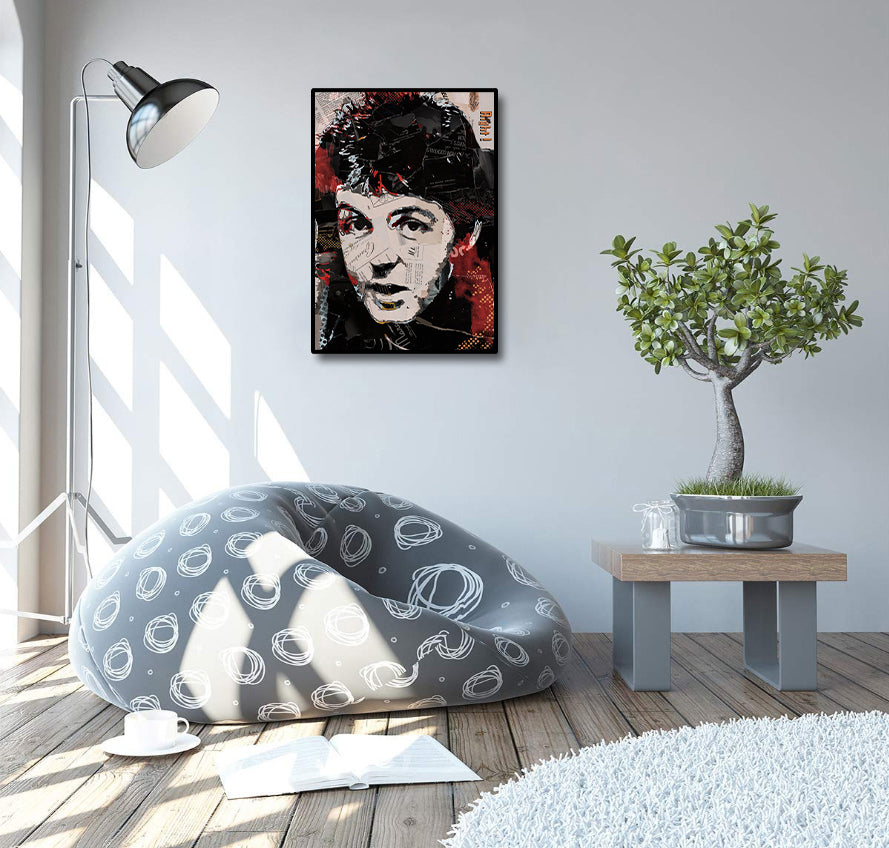 Pine Stretched  Framed 1 Panel - Paul McCartney