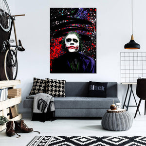 Pine Stretched  Framed 1 Panel - The Joker