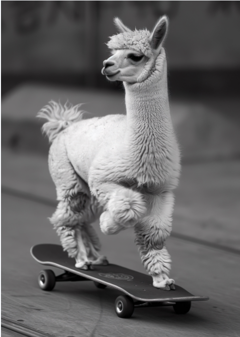 Pine Stretched  Framed 3 Panels - Alpaca Skateboarding