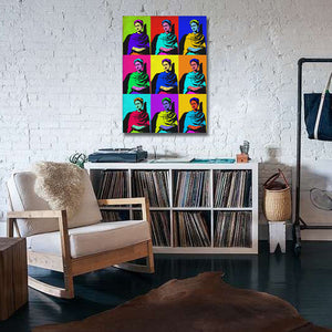 Pine Stretched  Framed 1 Panel - Frida