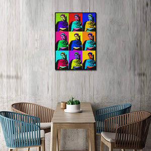 Pine Stretched  Framed 1 Panel - Frida