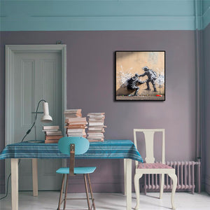 Pine Stretched  Framed 1 Panel - Art is not a crime