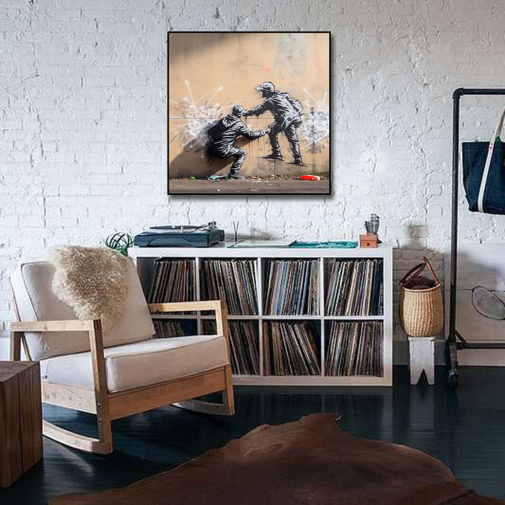 Pine Stretched  Framed 1 Panel - Art is not a crime