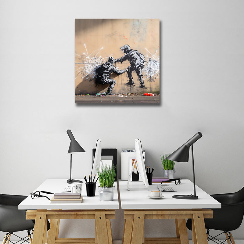 Pine Stretched  Framed 1 Panel - Art is not a crime