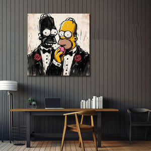 Pine Stretched  Framed 1 Panel - Simpson